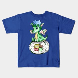 sushi lover baby dragon roll Kids T-Shirt